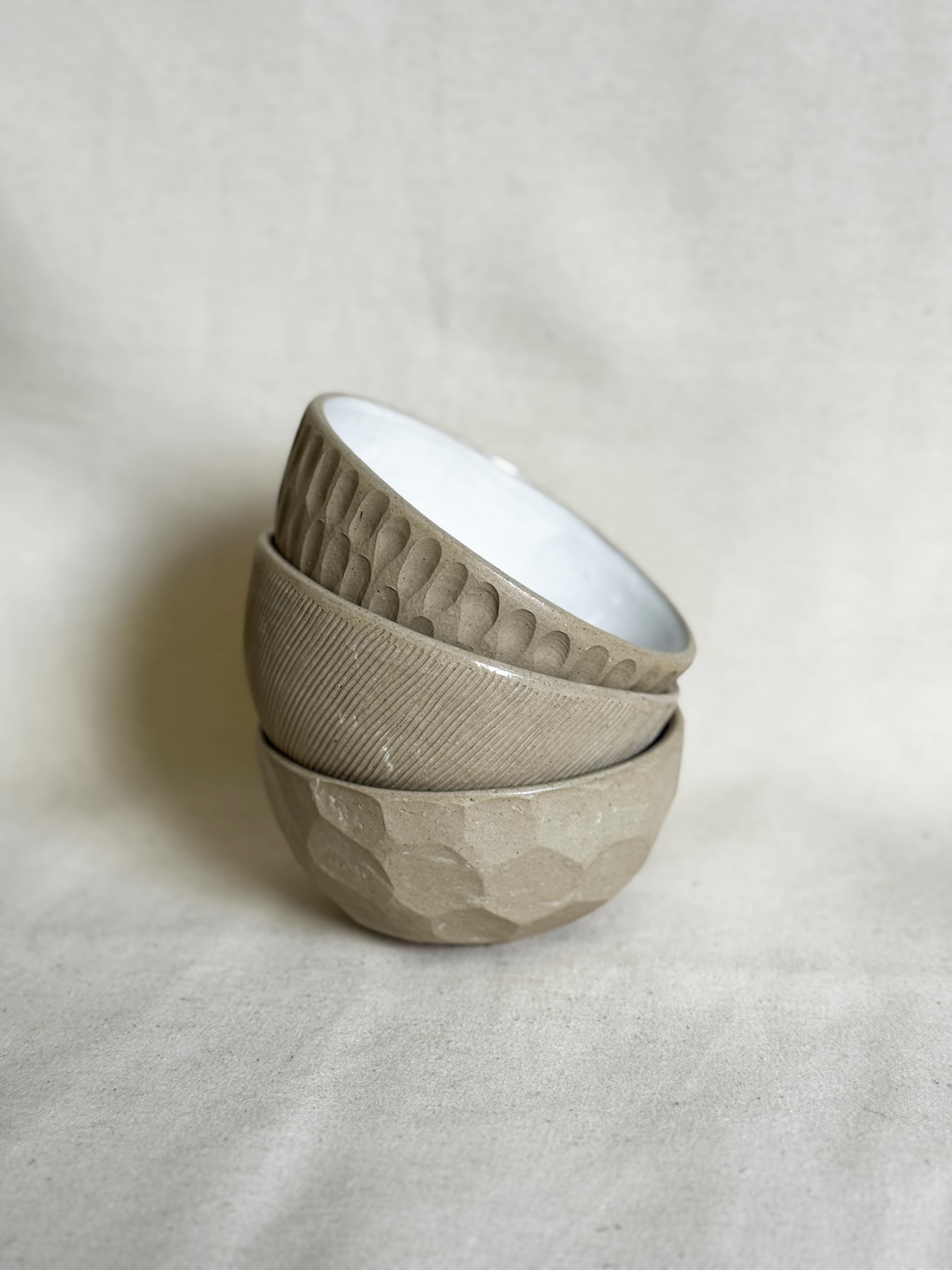Carved Snack Bowl