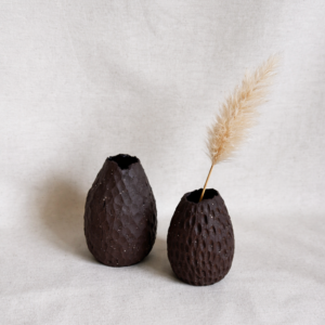 Egg shell vase
