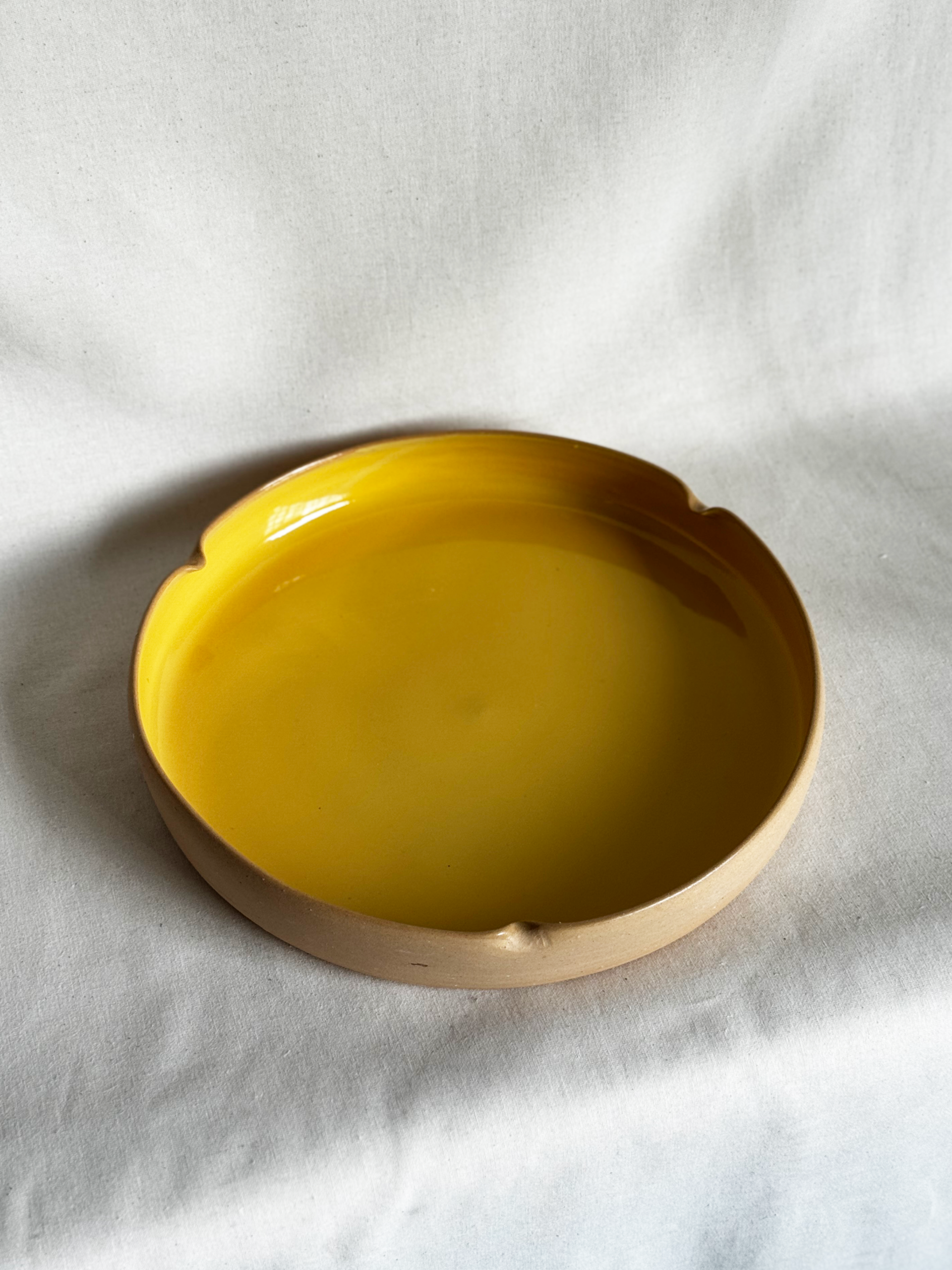 Large Platter with Dents